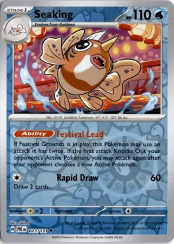 Seaking 021/131 Reverse Holo SV: Prismatic Evolutions Pokemon Card TCG - Image 1