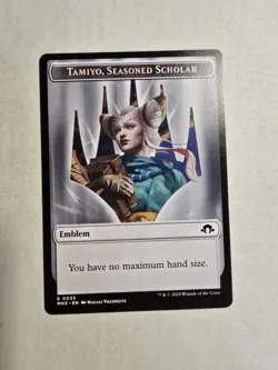 Emblem - Tamiyo, Seasoned Scholar Modern Horizons 3 Regular Energy Reserve Back - Image 1