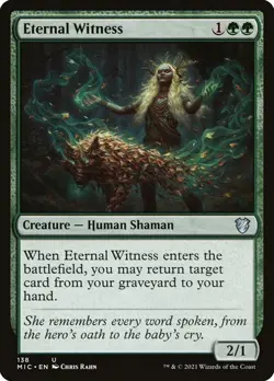 MTG - Eternal Witness - Midnight Hunt Commander - Magic the Gathering - Image 1