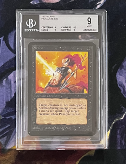 PARALYZE - BGS 9 - Magic: The Gathering (Alpha) - Image 1