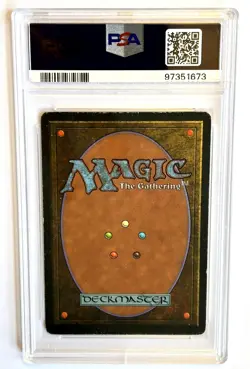 1994 Magic The Gathering REVISED ED VOLCANIC ISLAND PSA 5 EX Reserved List cEDH - Image 3