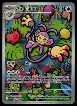 Ambipom 107/094 - Pokemon Phantasmal Flames - Illustration Rare (NM) - Image 1
