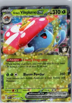 Erika's Vileplume ex 003/217 ME: Ascended Heroes - Pokemon Card - NM - Image 1