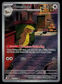 Gumshoos 153/132 - Pokemon Mega Evolution - Illustration Rare (NM) - Image 1