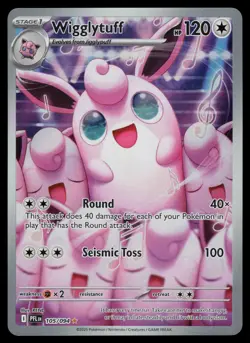 Wigglytuff 105/094 - Pokemon Phantasmal Flames - Illustration Rare (NM) - Image 1