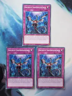 YuGiOh! Infinite Impermanence L5DD-ENA24 x3 PLAYSET 1st Ed - Image 1