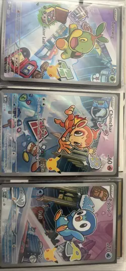 2026 Pokemon First Partner Pack Turtwig, Chimchar, Piplup Cards #40 #41 #42 🔥🔥 - Image 1