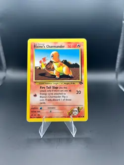 Pokemon TCG Blaine's Charmander Gym Challenge, Card 60/132, Regular LP - Image 1