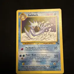 Pokemon Card WOTC 1999: Golduck 35/62 - Fossil Set - Image 1