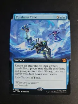 Turtles in Time (Extended Art) Mythic MTG Ninja Turtles - Image 1