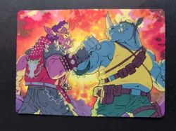 Bebop & Rocksteady 29/54 Art Card MTG Ninja Turtles - Image 1