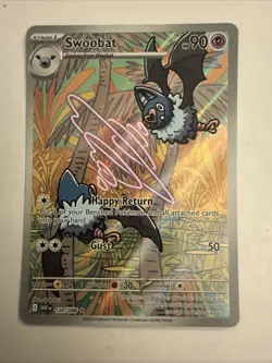 Pokemon TCG Swoobat Illustration Rare Card 120/086 White Flare - Image 1