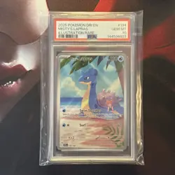 PSA 10 Misty's Lapras 194/182 Illustration Rare Destined Rivals 2025 Pokemon - Image 3