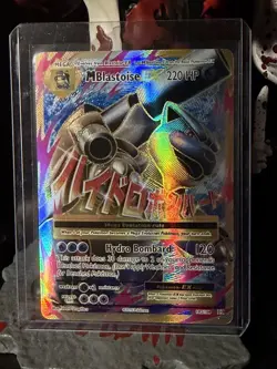 Pokemon M Blastoise EX Full Art Mega Ultra Rare Evolutions 102/108 Holo 220 HP - Image 1