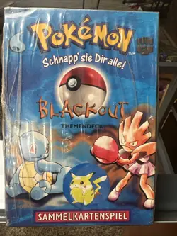 Vintage Pokemon Blackout Theme Deck - Image 1