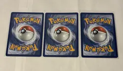 Pokemon 2026 First Partner Illustration Collection Series 1 Promos Set 43-45 NM - Image 2