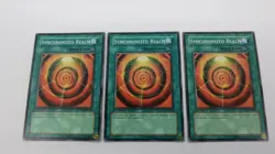 3x SYNCHRONIZED REALM SPELL CARD 5DS1-EN022 1ST EDITION COMMON YUGIOH NM - Image 1