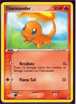 2006 VINTAGE POKEMON-2 CHARMELEON+2 CHARMANDER EX CRYSTAL GUARDIANS-REGULAR NM - Image 5