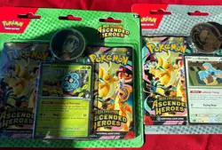 Pokemon TCG Ascended Heroes 2-Pack Blisters - Erika and Larry - Set of 2 SEALED - Image 1
