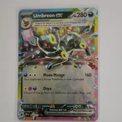 Pokemon Umbreon ex 060/131 Sv: Prismatic Evolutions Double Rare Holo 280 HP EX - Image 1