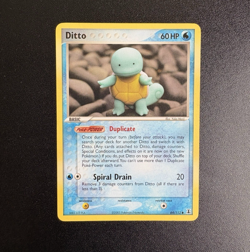 Carta Pokemon Ditto DS 64 Ditto Squirtle EX Delta Species EN Excellent Vintage - Image 1