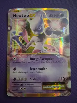 NM Mewtwo EX 52/108 XY Evolutions Holo Pokemon TCG - Image 1