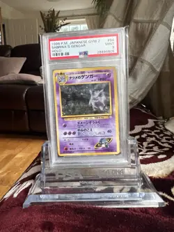 Pokemon TCG Sabrina's Gengar Gym Challenge Japanese #94 PSA 9 - BANNED ART - Image 1