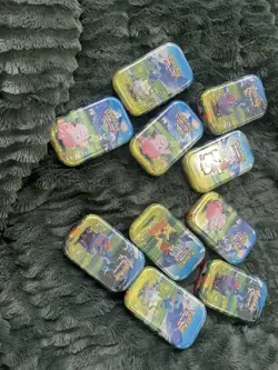 10x Pokemon TCG Ascended Heroes Mini Tins Sealed - With Display Case (Unsealed) - Image 2