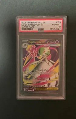 PSA 10 MEGA GARDEVOIR EX 159/132 ULTRA RARE MEGA EVOLUTION POKEMON - Image 1