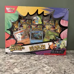 Pokemon Ascended Heroes First Partners Deluxe Pin Collection Box - Sealed - Image 1
