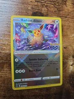 Pokemon Go Radiant Eevee Black Star Promo SWSH230 - Image 2