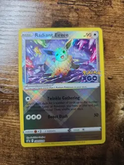 Pokemon Go Radiant Eevee Black Star Promo SWSH230 - Image 3