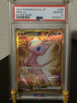PSA 10 GEM MINT 2023 POKEMON SV2A JP MEW EX ULTRA RARE #208 - Image 1