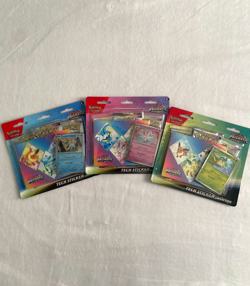 Pokemon TCG Prismatic Evolutions Tech Sticker Collection Set Lot Of 3 Sealed New - Image 1