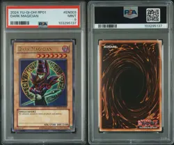 Dark Magician RP01-EN003 YuGiOh Retro Pack 2024 PSA 9 - Image 3