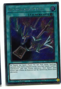 Yu-Gi-Oh! Antizauber Pfeile Platinum Secret Rare RA03-DE264 - Image 1