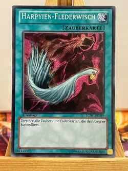 Hapyien-Flederwisch LCJW-DE099 Secret Rare Deutsch NM YUGIOH - Image 1