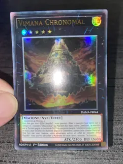 Carte Yu-gi-oh! Vimana Chronomal DAMA-FR044 Ultra Rare Francais Occasion - Image 3