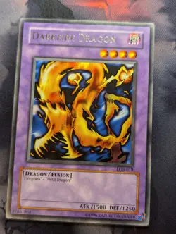 Darkfire Dragon - Rare LOB-019 Unlimited Edition - VLP - Image 1