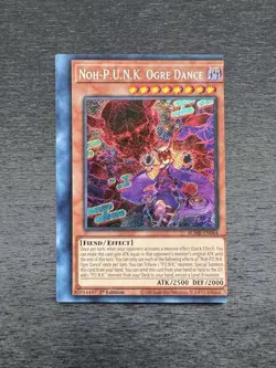 YuGiOh! Noh-P.U.N.K. Ogre Dance BLMR - Error Misprint Miscut 1st Edition NM - Image 1