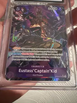 One Piece PRB01 Eustass"Captain"Kid (OP05-074) (Alt Art) OP05-074 -CGC10 English - Image 2