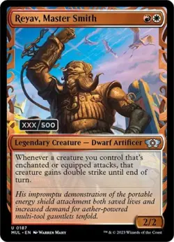 MTG English Reyav, Master Smith (Serialized) NM Foil - Image 1