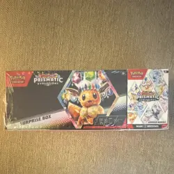Pokemon Prismatic Evolutions Surprise Box Booster Bundle 9 Promo Cards Eevee - Image 1