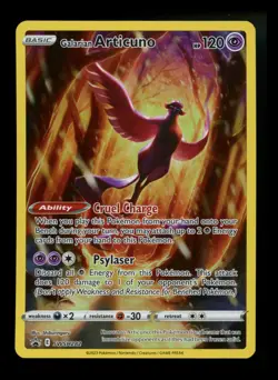 Galarian Articuno SWSH282 Black Star Promo 2023 Holo Rare IR Pokemon Card TCG - Image 1