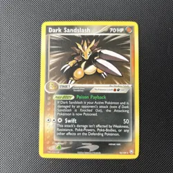 Pokemon Card EX Team Rocket Returns Dark Sandslash 18/109 Rare - Image 1