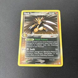 Pokemon Card EX Team Rocket Returns Dark Sandslash 18/109 Rare - Image 3