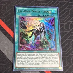 Sky Striker Mobilize - Linkage! Ultra Rare MAMA-EN003 1st Edition NM Yu-Gi-Oh! - Image 2