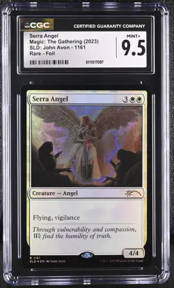 SERRA ANGEL Secret Lair Foil John Avon CGC 9.5 MTG [Nostalgium] - Image 1