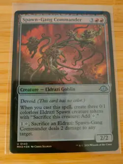 MTG Spawn-Gang Commander (FOIL) 0140 Modern Horizons 3 M/NM Free UK P&P - Image 1