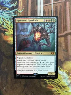 1x Pyrewood Gearhulk NM Eng MTG - Aetherdrift - Image 1